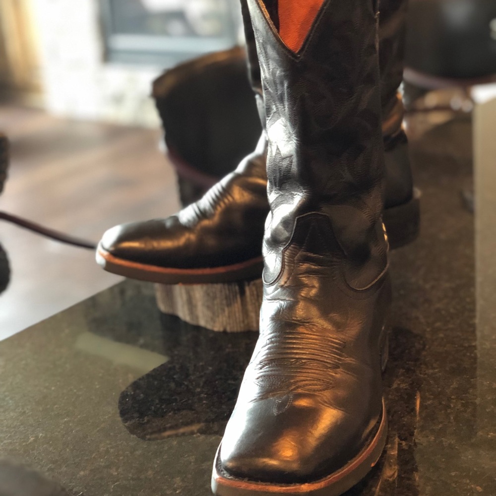 Men’s Harley Davidson Square-toed Cowboy Boots 9